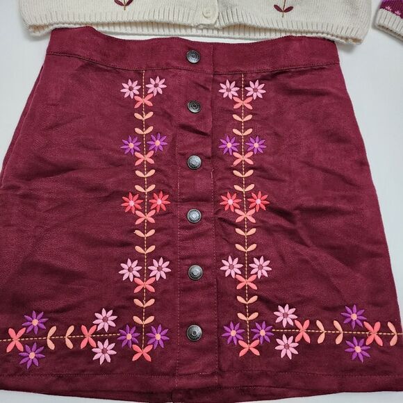 Gymboree Girls Spice Market Cardigan Sweater & Skirt Outfit Size 10-12 NEW - Picture 10 of 16